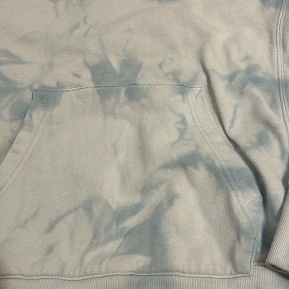 J Crew thick heavy and warm blue cloud color hoodie in size small. - Picture 2 of 6